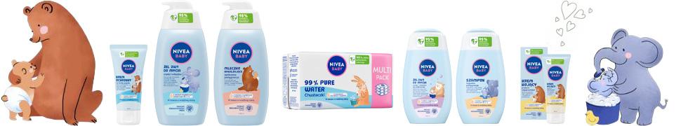 090436 Nivea Baby Wash And Shampoo 2In1 For Body And Hair Bedtime 200