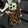 Коричневый леопардовый противоударный защитный чехол для iPhone 15 Pro Max 16 14 13 12 11 Pro X XR XS 7 Plus 16E защитное покрытие для линз