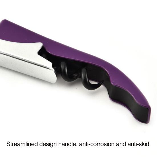 Красный штопор для вина, высокопрочный, устойчивый к коррозии, эргономичная ручка, складной, нержавеющий, ручной, 3-в-1, открывалка для бутылок, штопор с резаком, товары для дома