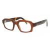 Full Rim Square Transparent Brown Smartbuy Collection Brenan 94721 C4 Fashion Unisex Eyeglasses