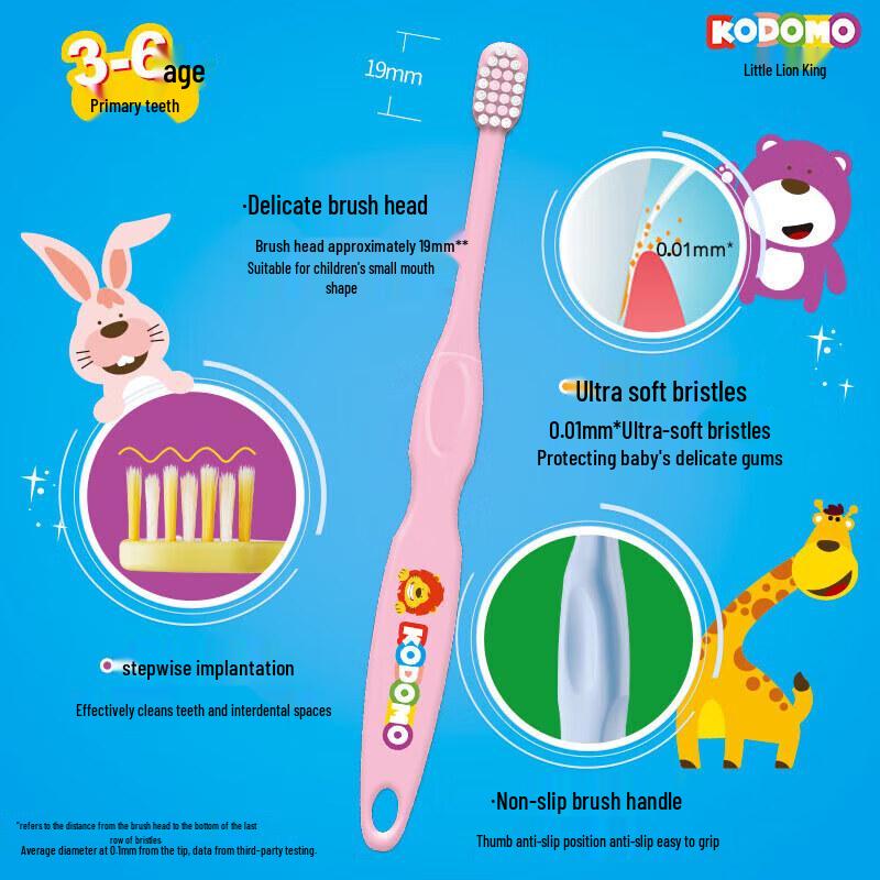 Lion Детская зубная щетка King 3-6 лет (3-Pack)
