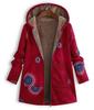 Women's Winter Oversized Fluffy Retro Hooded Coat