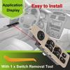 93570-2F200 Front Left Power Auto Window Switch Driver Compatible with 2004-2009 Kia Spectra & Cerato, Driver's Side Electric Master Window Switch