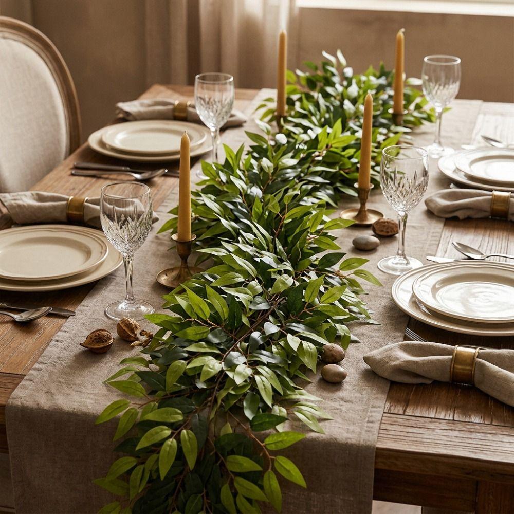 DIY Artificial Leaves Vine Artificial Foliage Artificial Wisteria Vine Garland Garden Decoration