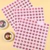 1 Sheets 1-100 Number Sticker Label For Nail Polish Color Gel Varnish Marking Numbering Digital Label Manicure Tool