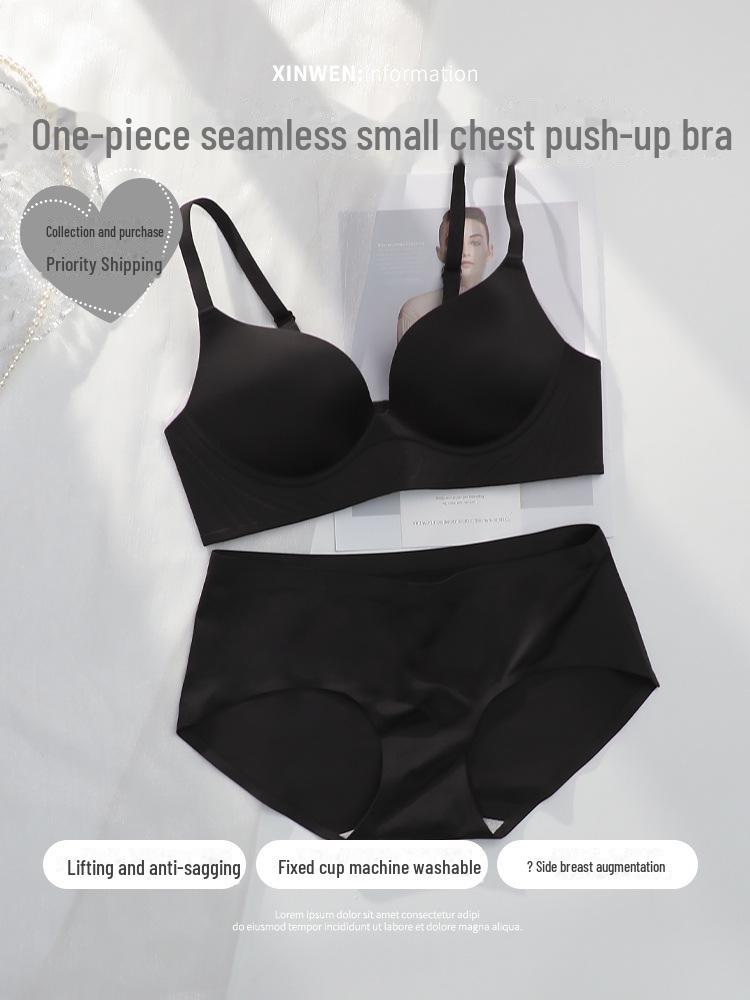 Комплект цельного бесшовного нижнего белья для девочек с поддерживающим бюстгальтером