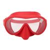 Scuba Diving Goggles Anti Fog Tempered Glass Snorkeling Dive Mask with Silicone Strap Foldable