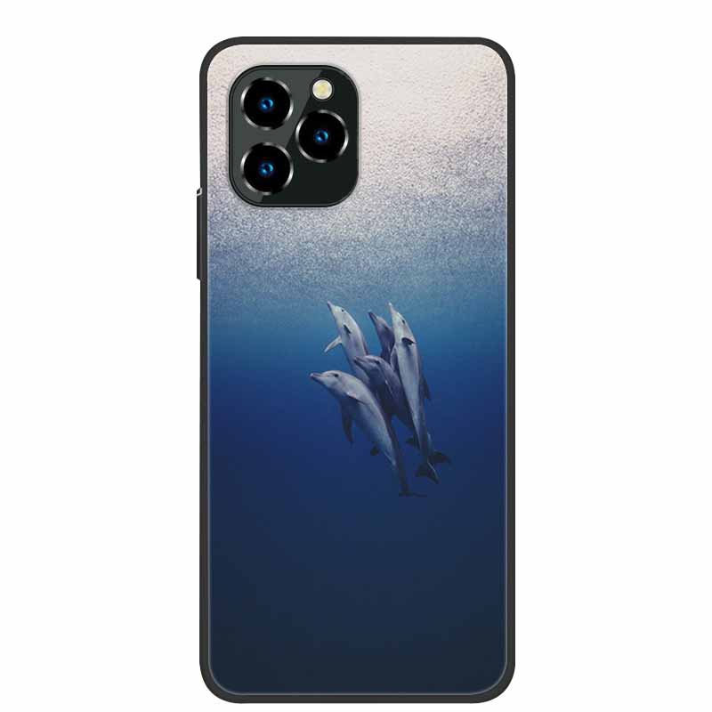 Phone Case For Oukitel C21 Pro Christmas Silicone TPU Soft Cover For Oukitel C21 Pro Coque Protector Bumper OukitelC21 Elk Funda