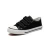 F003 Women's Trendy Low-Top Velcro Canvas Shoes - Casual Rubber Sole Sneakers