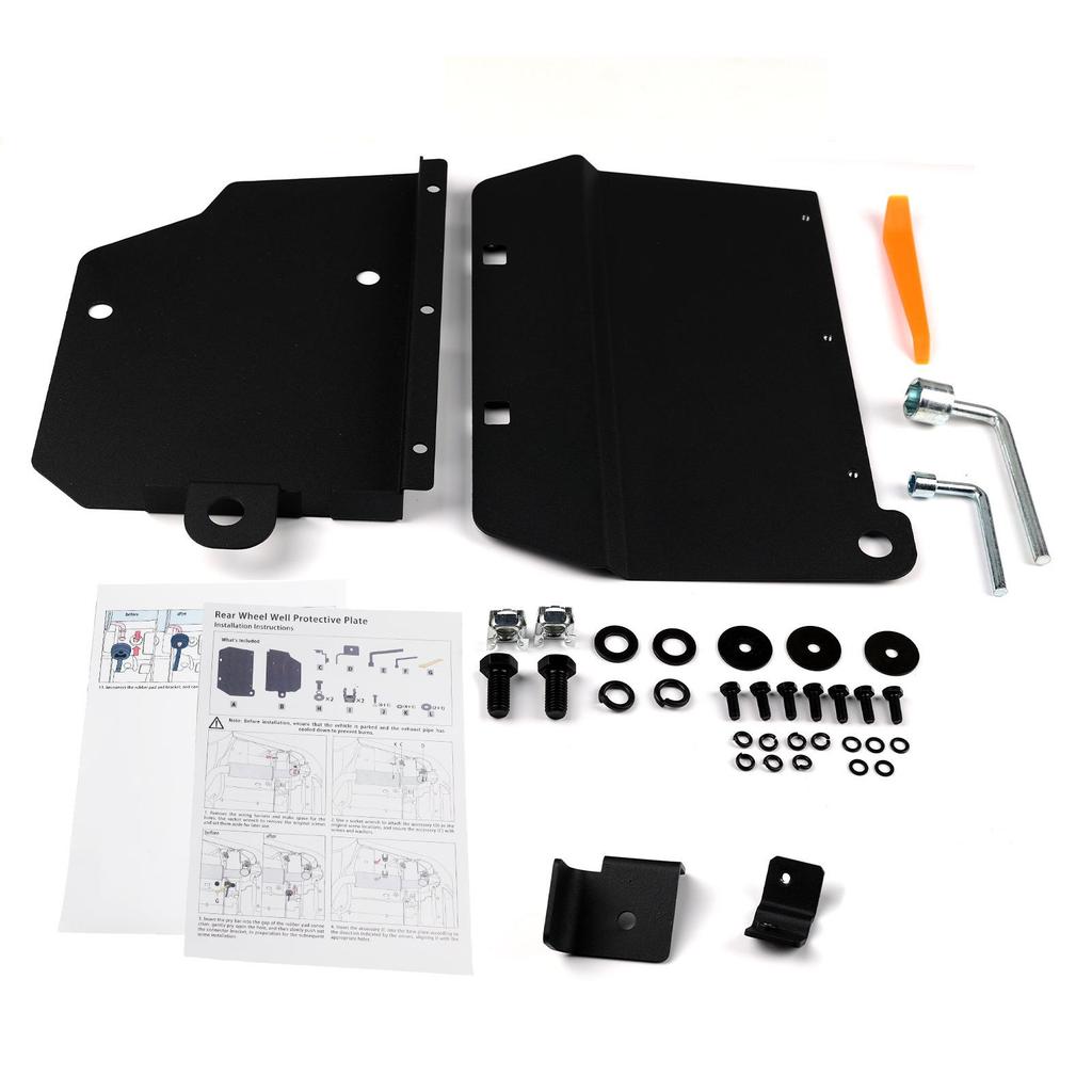 Алюминиевая защита заднего левого колеса Ford Maverick от ржавчины, грязи и камней