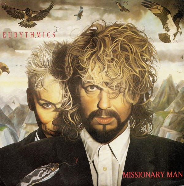 7-дюймовая пластинка EURYTHMICS - Missionary Man DA10 RCA 1987 UK Поп Б/У