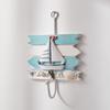 Coat Hook with Hanging Holes No Drilling Needed Hooks Marine Style Iron Wall Hook for Entryway Bathroom Kitchen Keys