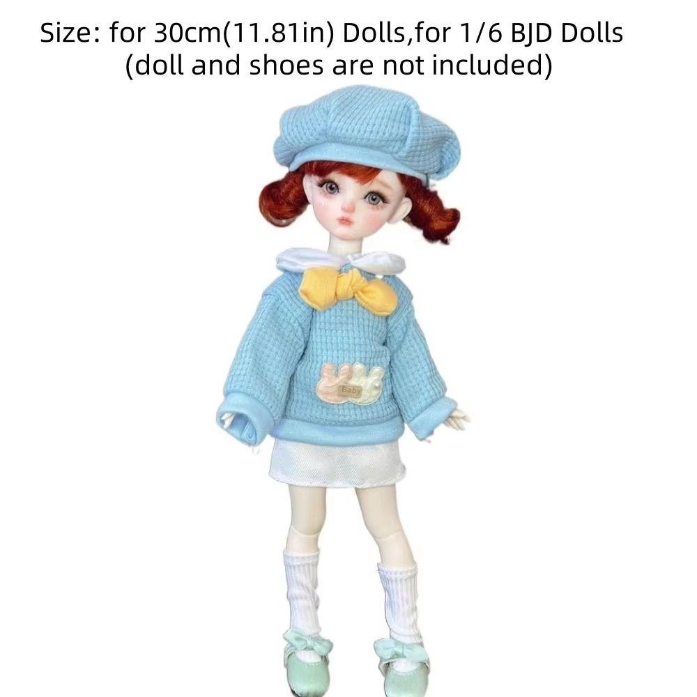 Casual Wear BJD Doll Outfit Dress Up Doll Lolita Dress Fashion 30cm Doll Clothes  Girl Gifts