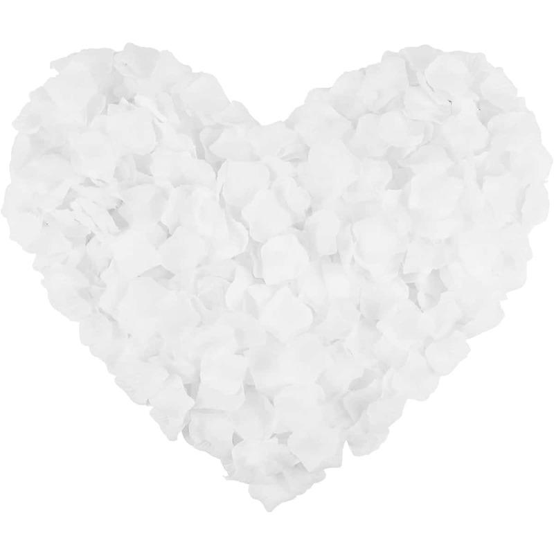 1000 шт. искусственных лепестков роз, искусственные лепестки роз, лепестки цветов для романтического вечера, дня святого валентина, предложения, годовщины, свадьбы, украшения