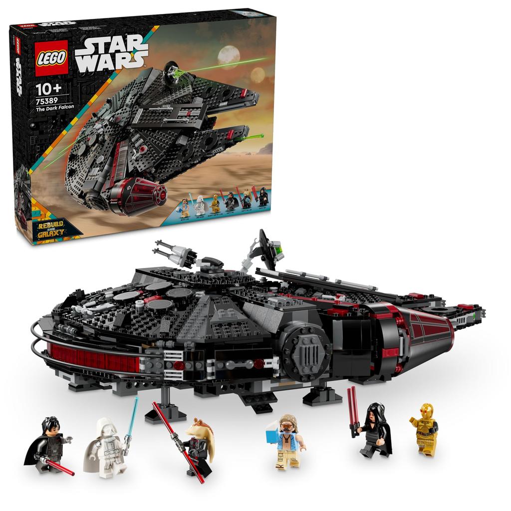 LEGO Star Wars Dark Millennium Falcon Toy Present Birthday Block Christmas Boys Girls Children 10 Years Old 11 Years Old 12 Years Old Elementary