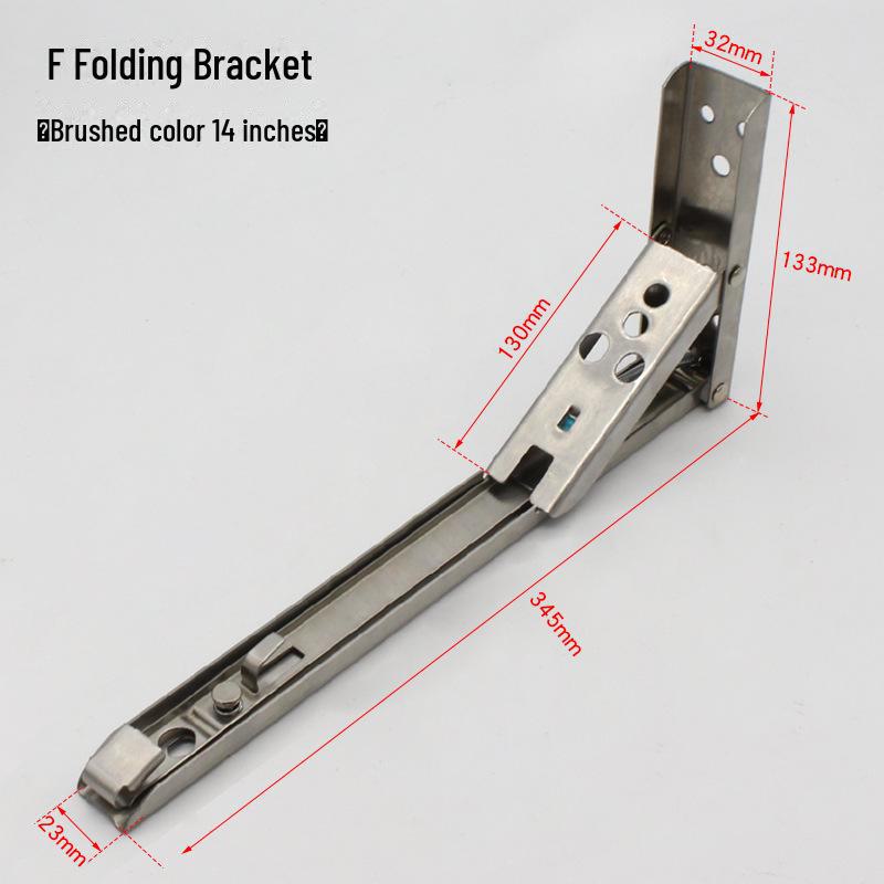 Dinite Heavy-Duty Folding Triangle Shelf Bracket