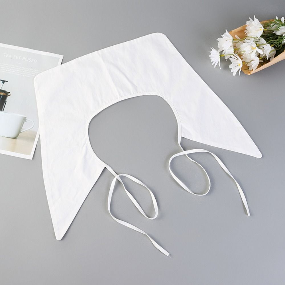 Хлопковый накладной воротник DIY Шаль-накидка Шаль-накидка Украшение Съемный накладной воротник Женщины Девушки