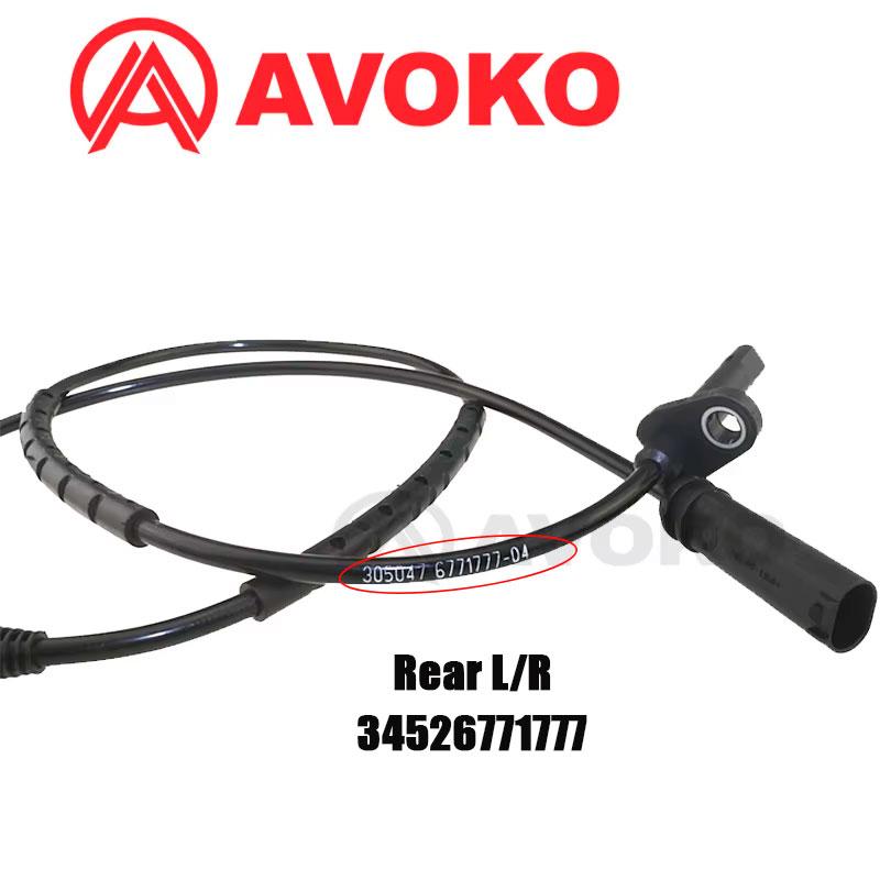 4PCS Front Rear L R34526771776 ABS Wheel Speed Sensor Car 34526771777 SU12022 ALS1832 For BMW E70 E71 F15 F16 F85 F86 X5 X6