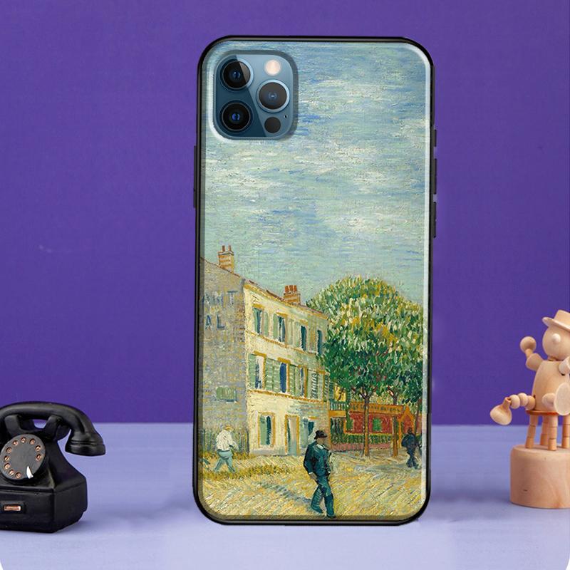 Чехол с масляной живописью Ван Гога для iPhone 11 14 Pro Max SE 2020 XR X XS Max 6S 7 8 Plus, чехол для iPhone 12 13 mini