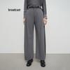 Women's Draped Wide-Leg Suit Trousers