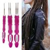 6Pcs/Set Durable Hook Needle Hair Extension Wig Making Kit Micro Hook  for Hair Braid Making