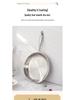 Uncoated 304 Stainless Steel Flat-Bottom Frying Pan for Induction Cookers - Non-Stick Egg Wok