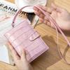 Дорожная сумка для паспорта из кожи с тиснением под крокодила, блокирующая RFID, Унисекс кошелек для паспорта с отделениями для карт, карманом для наличных и застежкой на кнопку