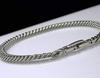 Pure Titanium Curb Chain Bracelet 5mm (17cm, Width) (Unisex) (TIT-3-B-17)
