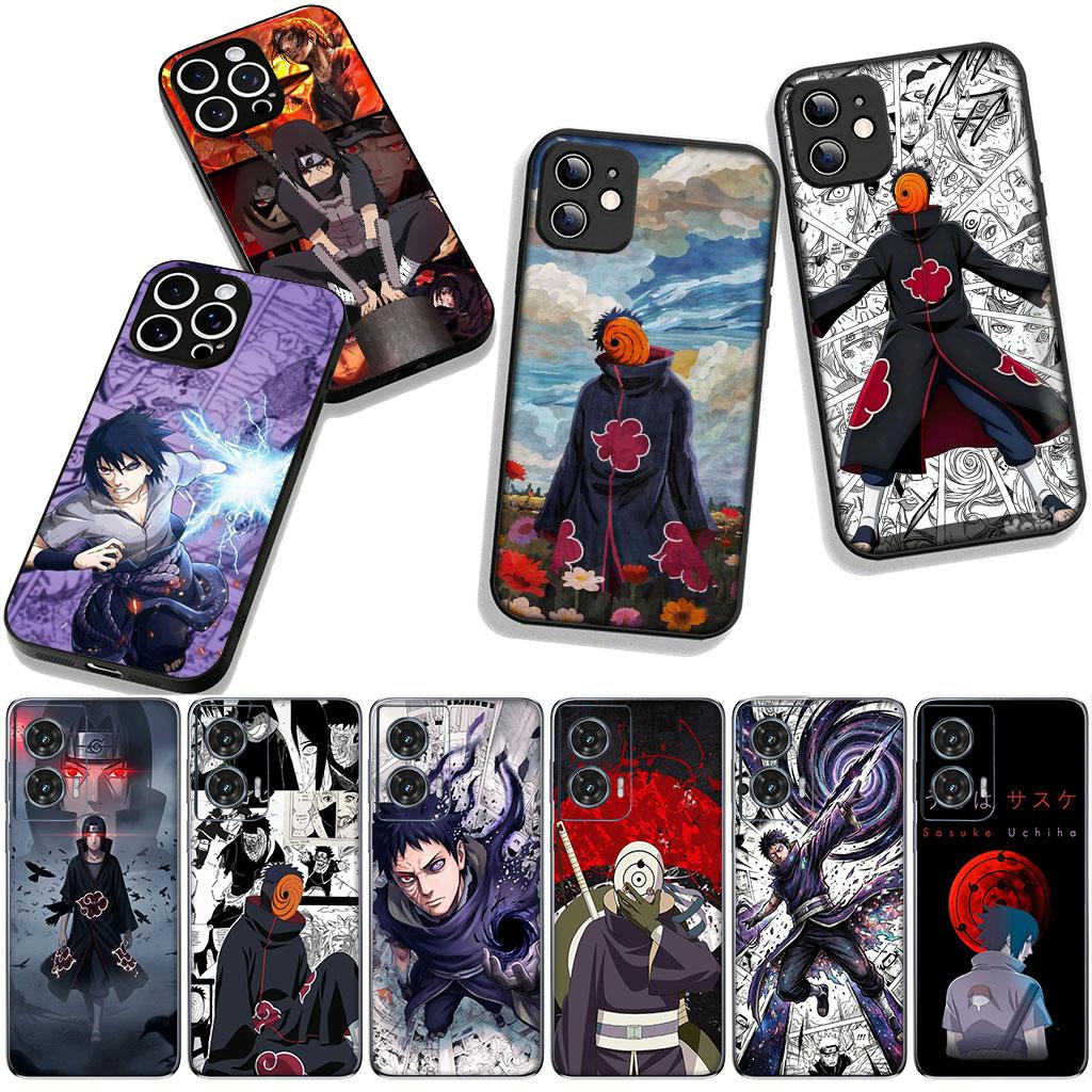 Tobi Sasuke Narutos Obito Uchiha Itachi for Motorola G54 G05 G24 G55 G75 G85 G15 G57 G86 Power Edge 50 30 Fusion neo Pro Case