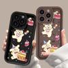 Чехол для телефона Cake Line Puppy для iPhone17PorMax 14 Apple 13 Матовый 12/15 Полностью закрывающий
