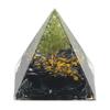 Energy Pyramid Orgonite Healing Crystals Chakra Tool 5*5*5cm Natural Amethyst Handmade Gift Home Office Decor