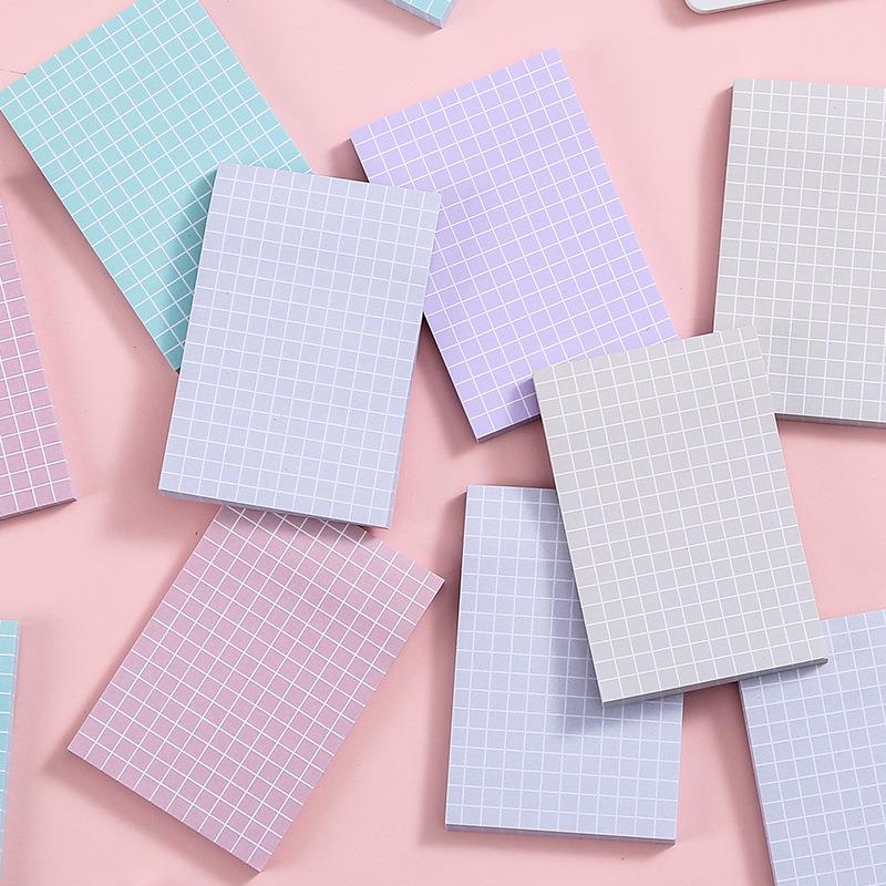 Memo Pad Horizontal Lines Multicolor Sticky Note Decal Scrapbooking DIY Notepad Diary Stationery Office School Supplies