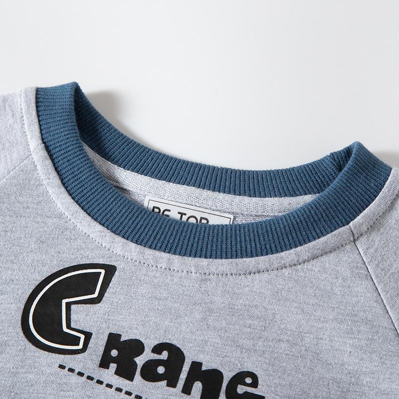 Детские пуловеры с круглым вырезом и длинными рукавами для мальчиков с мультяшным принтом автомобилей, футболка, топы -