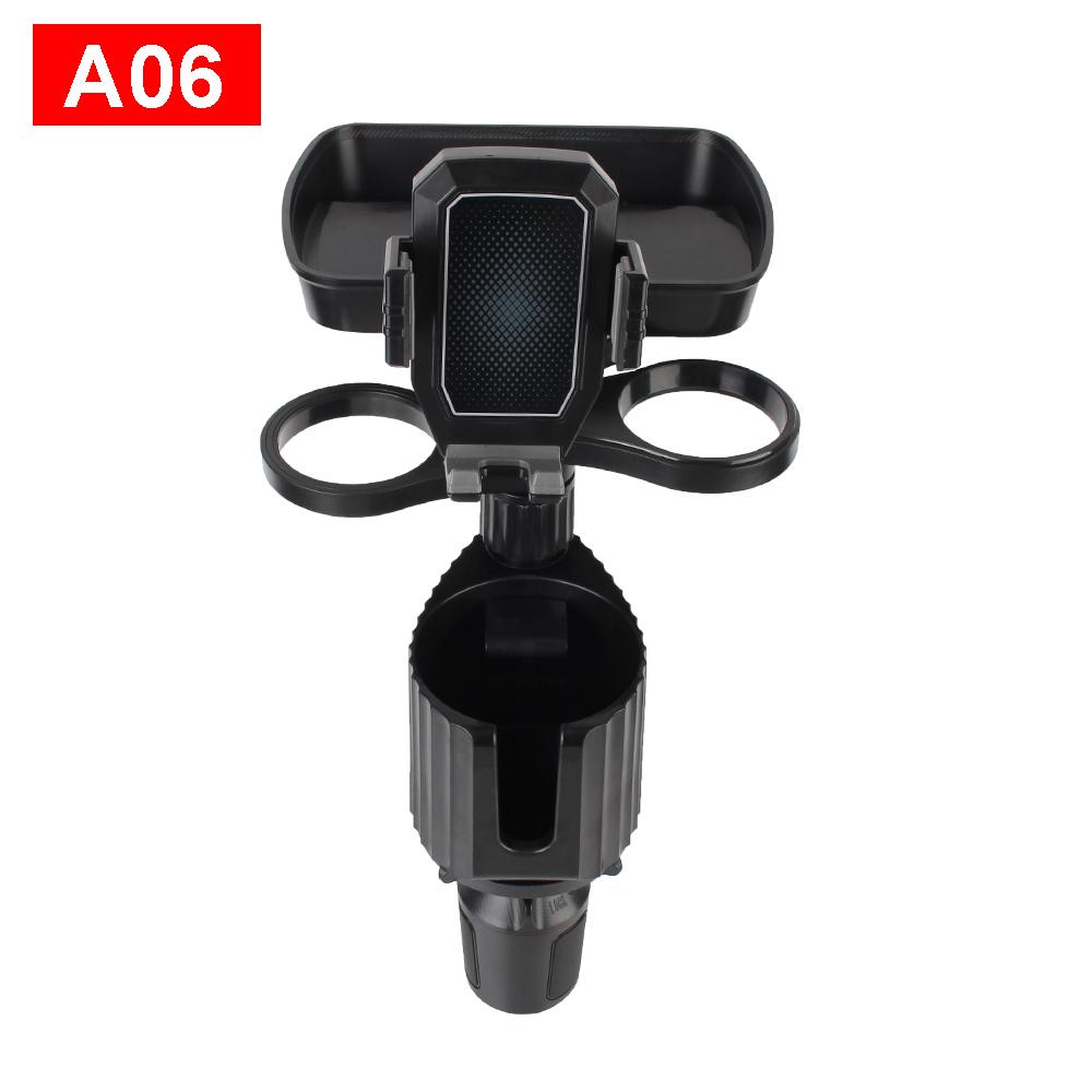 Подставка для телефона с вращением на 360 градусов, автомобильный подстаканник, подставка для напитков, регулируемый автомобильный столик для еды