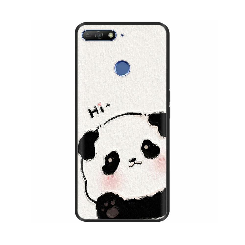 Cute Candy Painted Cover For Huawei Honor 7A Pro Case Soft Silicone Back Cover For Honor 7C Cases Honor7A Pro 5.7" Cases Bumper