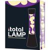 ITotal XL1789 Lampe à Lave 40 cm avec Base Noire, Liquide Violet et Cire Jaune