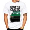 Летняя мужская футболка с коротким рукавом Drive The Classic Range Rover для внедорожных гонок, мужская футболка Харадзюку с дизайном автомобиля, белая, повседневная, для мальчика, топ#Цвет(3)