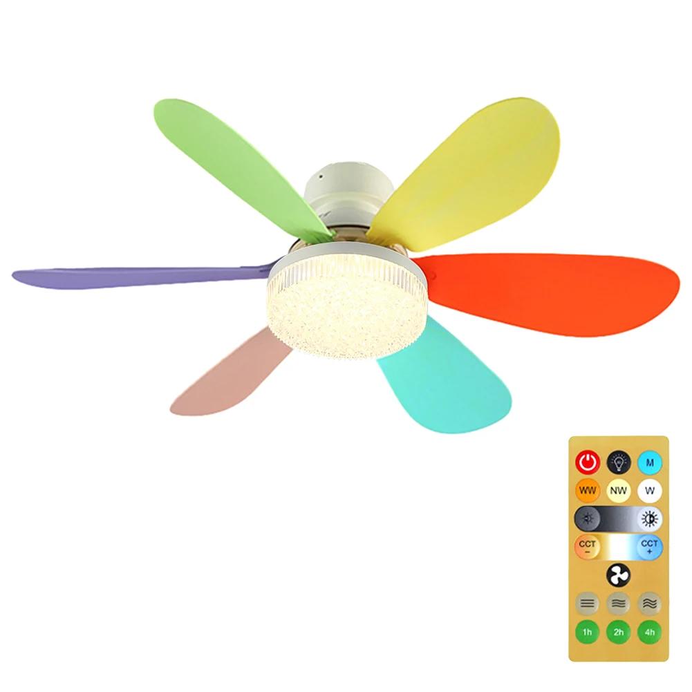 E26/E27 Базовый потолочный вентилятор 30 Вт Современный потолочный вентилятор 86 В-265 В Люстра Потолочный вентилятор 3 скорости вентилятора для домашних офисов спальни