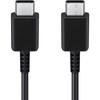 Lot-2 Câble USB-C vers USB-C 1M pour Samsung Galaxy A17 A07 A16 A36 A56 - Noir