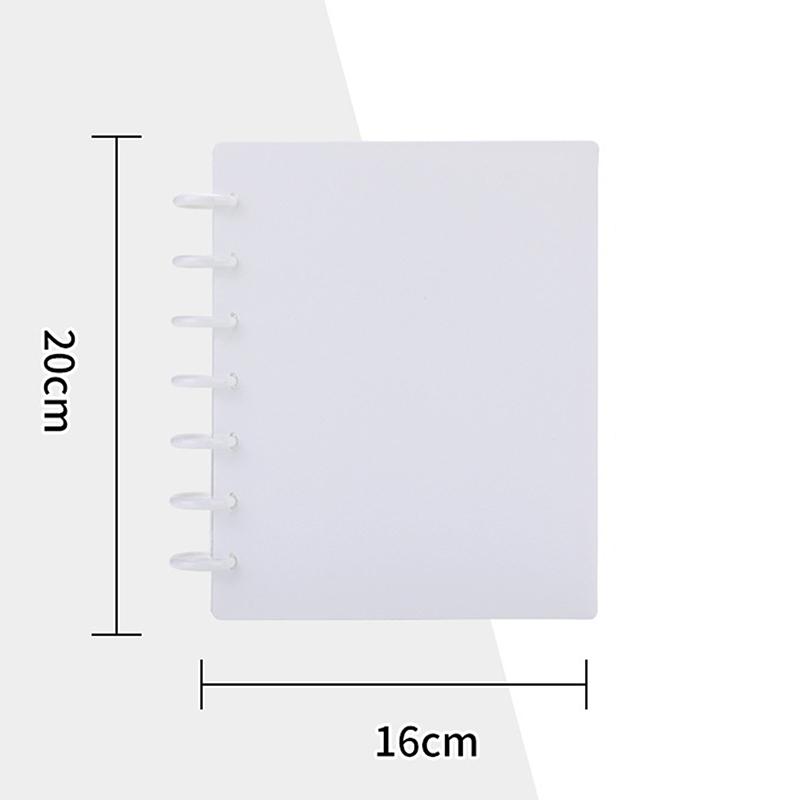 Kpop Покетбук на 7 ячеек Большой вместимости Альбом для фотографий идолов Книга для хранения карточек Прозрачный переплет Фоновая бумага