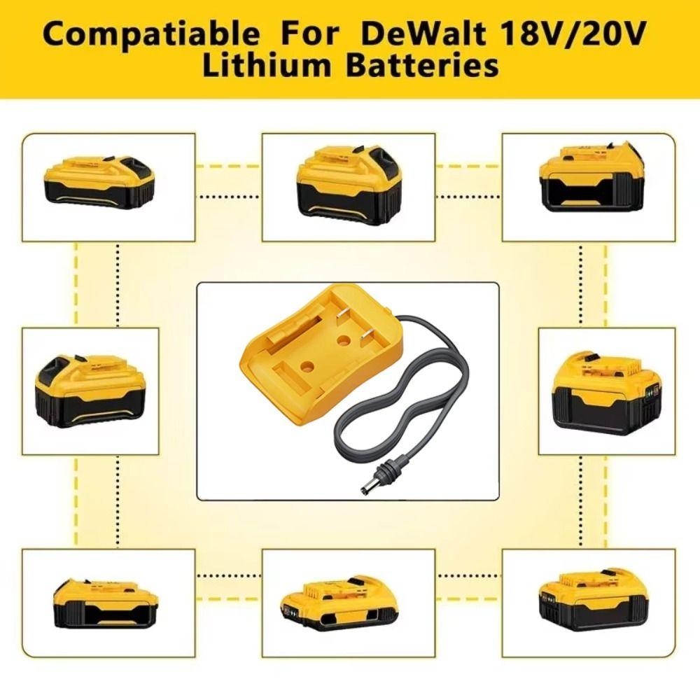 Мини кабель питания постоянного тока Безопасный аккумуляторный разъем Высококачественный адаптер зарядного устройства 18 В/20 В