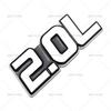 Car Metal 2.0L2.2L2.3L2.4L2.5L2.8L modified label sticker emblem