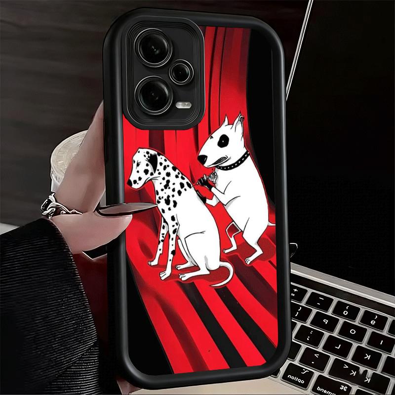 Чехол для телефона для Xiaomi Redmi Note 15 14 13 Pro Plus Собака Бультерьер Милые Щенки Чехол 12S 11 11S 11T 5G 14S Мягкий Силикон Funda