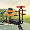Kids Bike Seat Carbon Steel Child Bike Seat Foldable Front Mounted Child-Bicycle Seat Bike Accessories for Most Bicycles