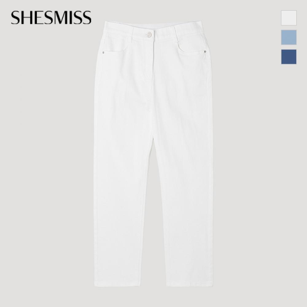 [Она S miSS] Зауженные джинсы из денима с эластичной задней частью SSmSlp22010