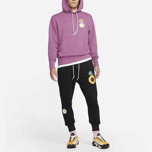 Nike Мужская толстовка в стиле американского ретро со спортивными элементами и вышивкой маленькой ромашки