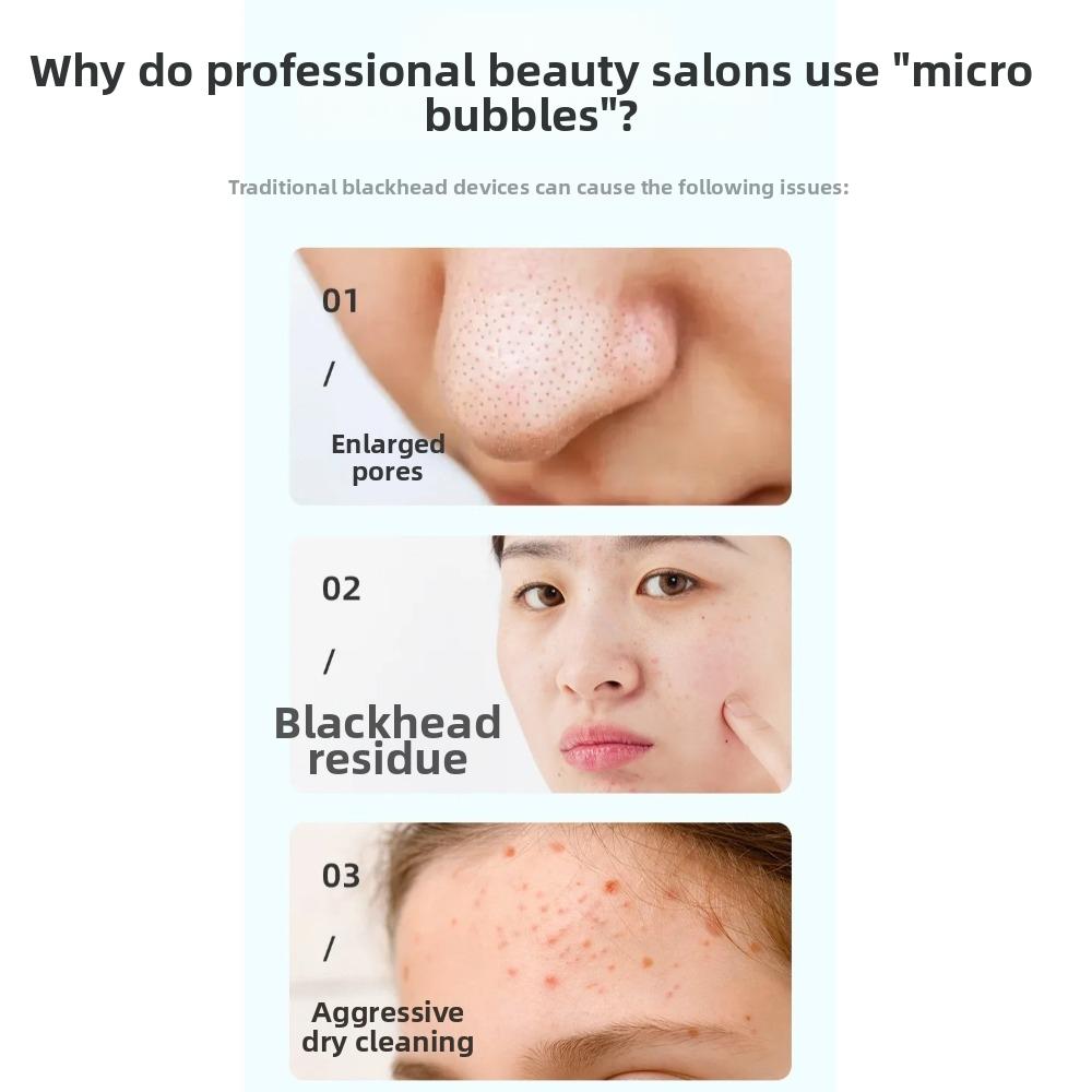 USB Charging Electric Blackhead Pore Cleaner Mini Bubble Beauty Device Women and Men