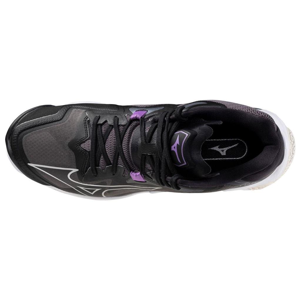 Mizuno Wave Lightning Z 8 Mid Нескользящие Прочные Тренировочные Кроссовки Унисекс Черные V1GA240552