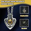 Ожерелье с подвеской в виде механической вращающейся шестерни, властная личность, высококачественный кулон, ретро-панк-ожерелье