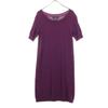 Кашемировое платье-свитер с коротким рукавом Длина до колена S фиолетовый Женское Б/У